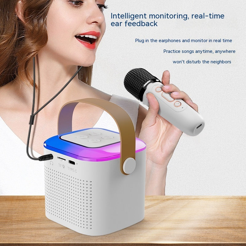 🌸🔥🔥Mini Karaoke Machine with Wireless Microphones🎵