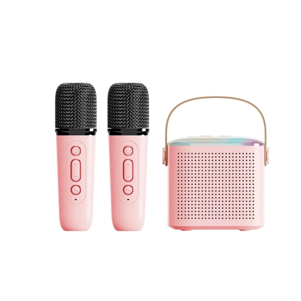 🌸🔥🔥Mini Karaoke Machine with Wireless Microphones🎵