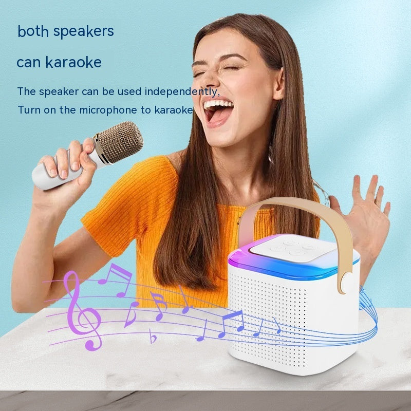 🌸🔥🔥Mini Karaoke Machine with Wireless Microphones🎵