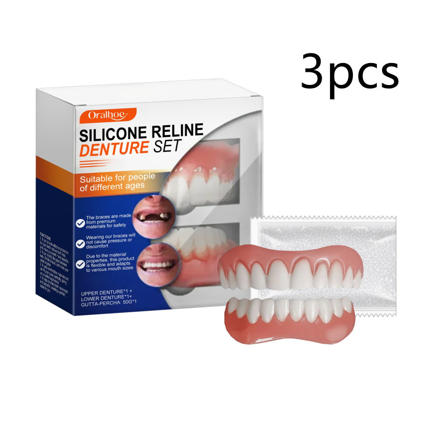 Silicone Reline Denture Set 🦷